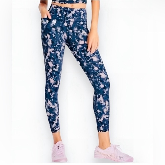 SWEATY BETTY The Power 7/8 Leggings Size M  Abstract Printed - Picture 1 of 8